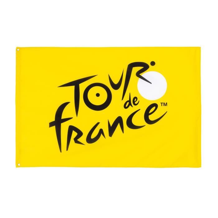 Drapeau Officiel Du Tour De France – Jaune, 100x140 Cm, Supporter De Cyclisme