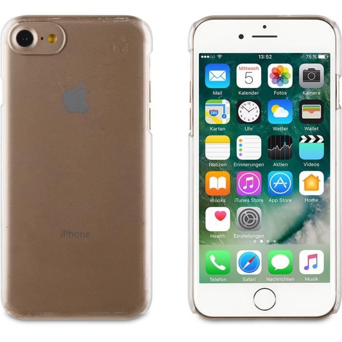 MUVIT FOR CHANGE Recycletek Transparent Ferme: Apple iPhone SE / 8 / 7 / 6S / 6