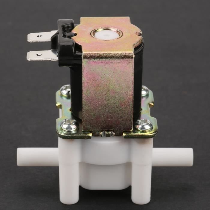 Électrovanne 12V DC Normalement Fermée - 6 Mm, Plastique Nylon, Pour Eau/air/gaz, Pression 0-0.4 MPa