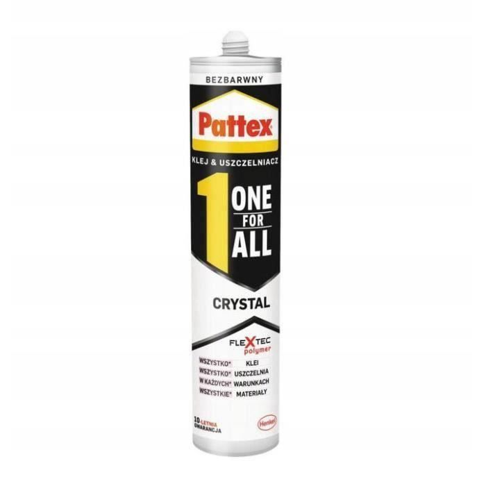 Pattex One4All Crystal Colle mastic 290g. Groupe Henkel - Cdiscount  Bricolage
