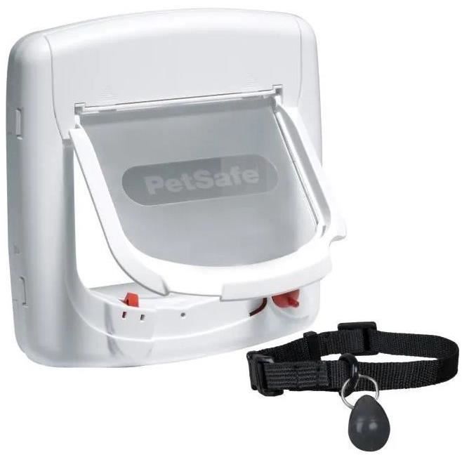 PetSafe Chatière Magnétique à 4 Voies Deluxe 400 Blanc Porte pour Chiens Chats 411383 PetSafe Chatière Magnétique à 4 Voies Deluxe 400 Blanc Porte pour Chiens Chats 411383
