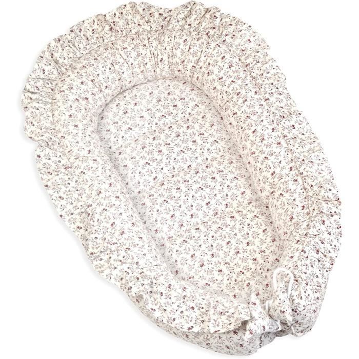 Réducteur Lit Bébé Réducteur De Lit Bébé Nouveau Né Nourrisson Pod Cocoon Coton Respirant Multifonctions Portable Bébé Nid Lit Lits De 90×50cm Rose - Puériculture & Eveil Bébé Cocon Bébé Nid Sommeil