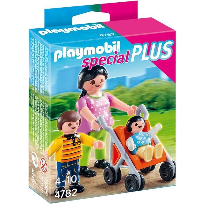 PLAYMOBIL Special Plus Maman avec Enfants et Landau 4782 Mixte 10 pieces Cdiscount Jeux Jouets