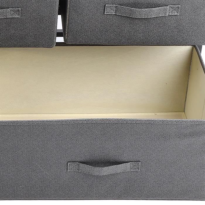 ABB Etagère de rangement - Armoire tissu étagère commode - Qqmora