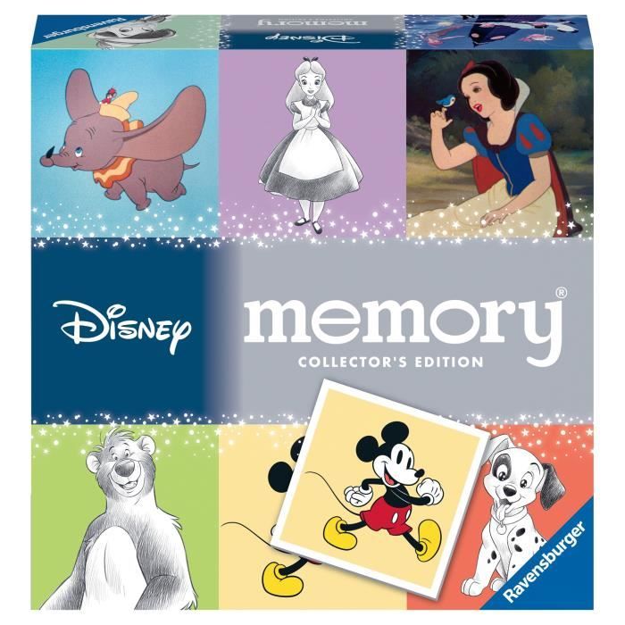 Collectors' memory® Walt Disney - Un premier jeu éducatif mêlant observation - A partir de 3 ans - 2