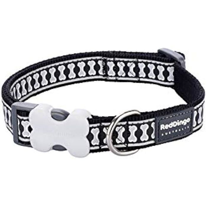 Meilleurs prix pour Red dingo - collier réfléchissant pour chien - noir - l