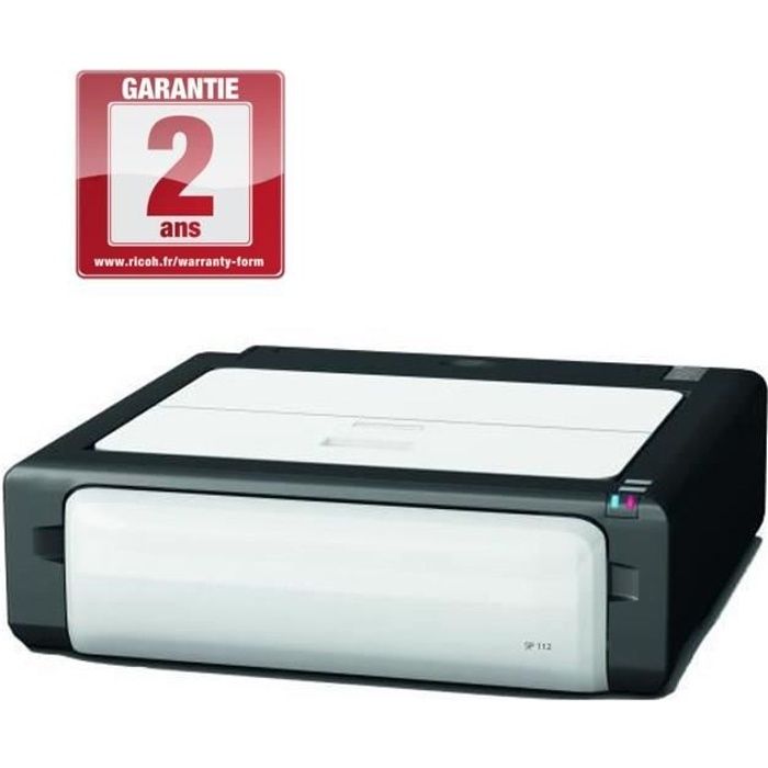 Imprimante Laser RICOH SP112 1200x600 dpi 16 pagesmin USB 2.0 - vue 1