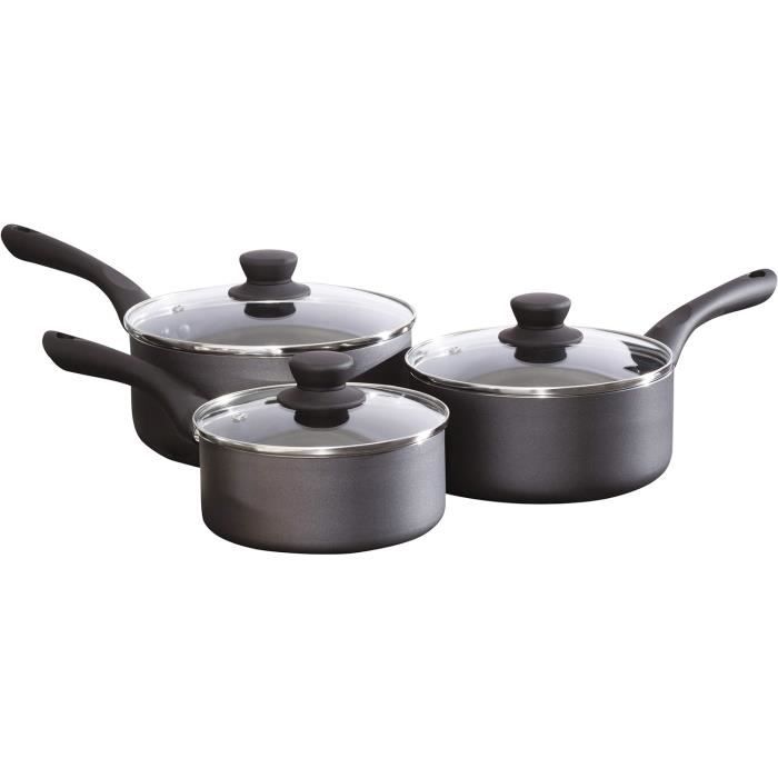 STONELINE Iagination Plus Batterie de Cuisine 8 pcs, Casseroles, Poêles et leurs Couvercles