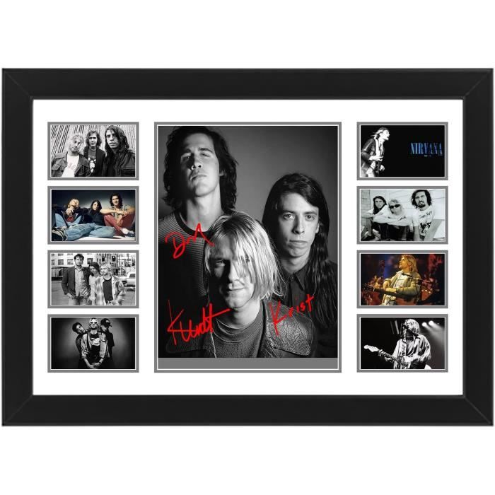 Poster Nirvana Collage Dédicacé – Affiche Édition Limitée, Décoration ...