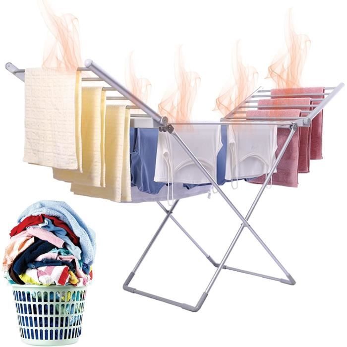 Ehskzjh Sèche-Linge Chauffant Électrique 20 Bars, Étendoir À Linge