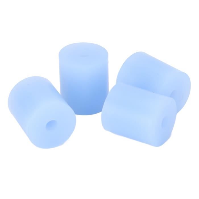 Lot de 4 colonnes de nivellement en silicone pour lit chauffant