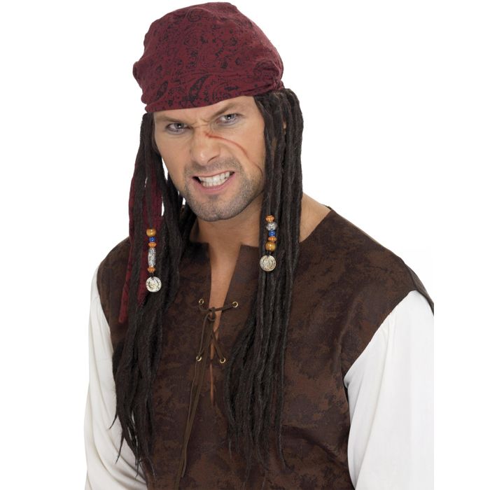 perruque pirate homme