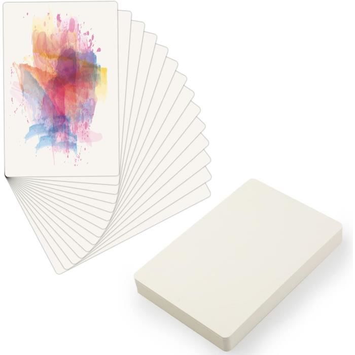 50 Feuilles Papier Aquarelle 300g Coton,15 x 5 cm Bloc Aquarelle,Papier Marque page Papier pour Aquarelle Bnc,DIY Marque Page - Beaux-Arts et Loisirs créatifs 50 Feuilles Papier Aquarelle 300g Coton,15 x 5 cm Bloc Aquarelle,Papier Marque page Papier pour Aquarelle Bnc,DIY Marque Page - Beaux-Arts et Loisirs créatifs