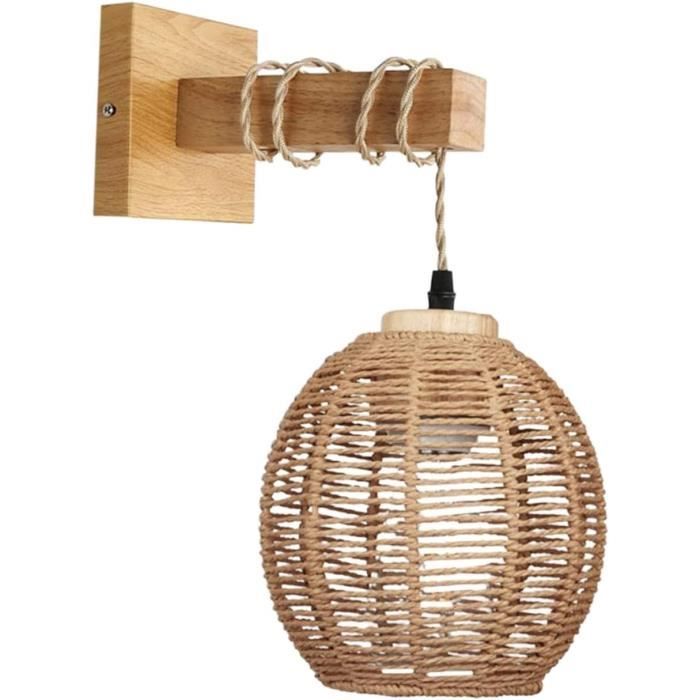 Abat-jour Clipable – Petit Modèle Cloche – Tissu Décoratif Pour Lampe E27/E14 - 6