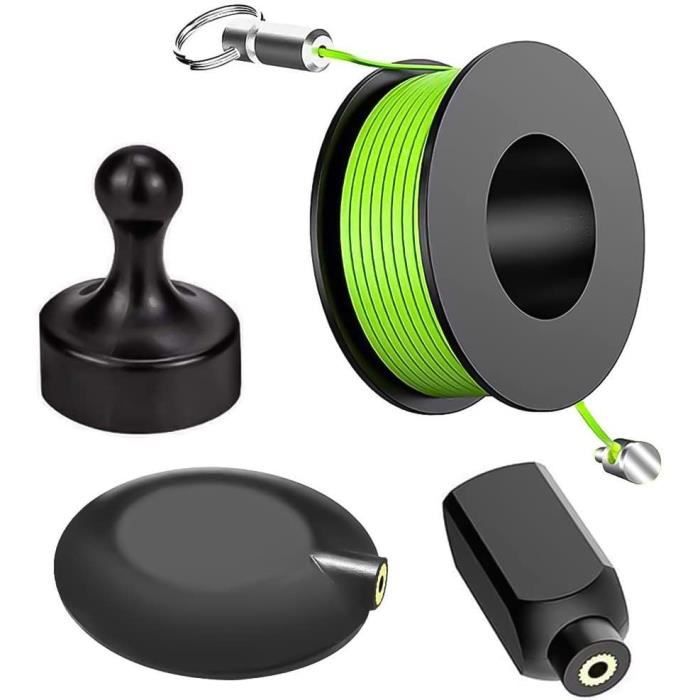 5 Attaches De Câble Magnétiques En Acier Inoxydable - 26x23x6,3 Mm, Force 6,1 Kg, Pour Rangement Câbles/tubes - 5