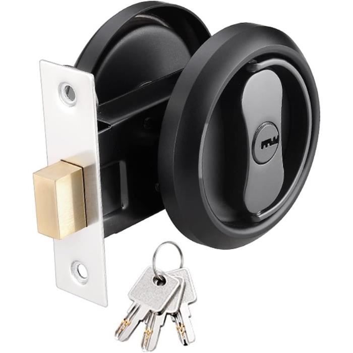 Kit Serrure De Porte Pour Land Rover Defender - Boîtier Bouton Argenté - Neuf