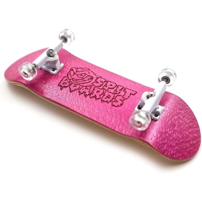 Fingerboard SPITBOARDS 36mm Complet - Planche Bois 5 Couches, Trucks Pro, Roues CNC, Prêt à Rouler