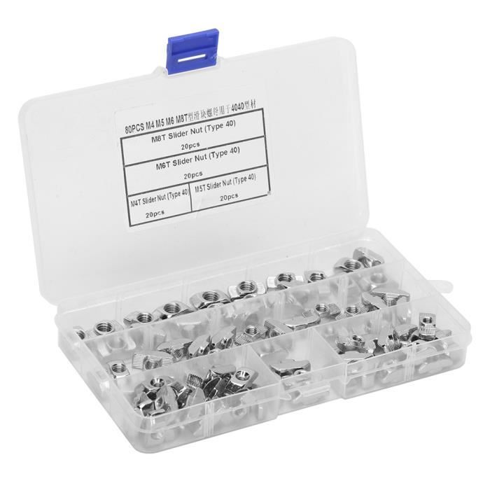 Lot De 25 écrous En Aluminium à Collet (rivet Nut) #8-32 UNC | Écrous Aveugles Pour Fixation Dans Panneaux Minces