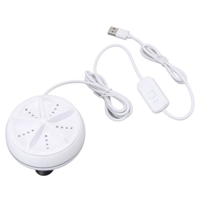 Mini Lave-Linge à Ultrasons Portable USB - Pour Voyage, Camping, Étudiant, Nettoyage Léger Sans Frotter