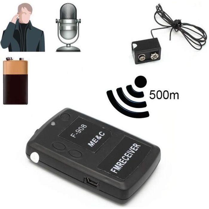 Mini Micro Espion Talkie - Walkie Paire D Ecouteurs Ecoute Gratuite à  Distance - Yonis Noir - Cdiscount Jeux - Jouets
