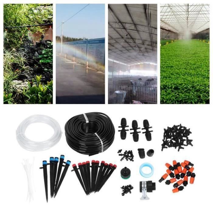 Kit Irrigation Goutte à Goutte – 100 Goutteurs Réglables, Pour Tuyaux 4/7 Mm, Débit 0-70 L/h - 3