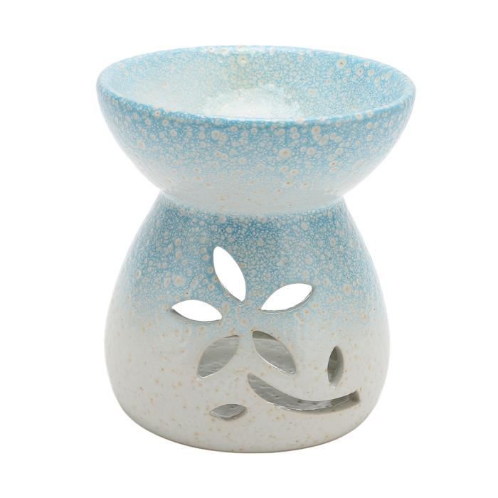 Brûleur D'Huiles Essentielles, Brûleur De Cire En Céramique Blanche