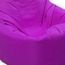 Housse Pouf Imprimé Football MagiDeal - Sans Remplissage Blanc/Noir