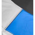 Coussin de protection pour trampoline Kangui - Ø 250 cm - Bleu et Gris - Universel et déhoussable-1