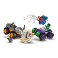 LEGO® 10782 Marvel Spidey et Ses Amis Extraordinaires Le Combat Des Camions, Hulk contre le Rhino, Jouet Enfants +4 Ans-1