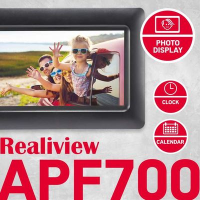 AGFAPHOTO Cadre photo numérique Realiview 17 Noir (APF1700WIFI