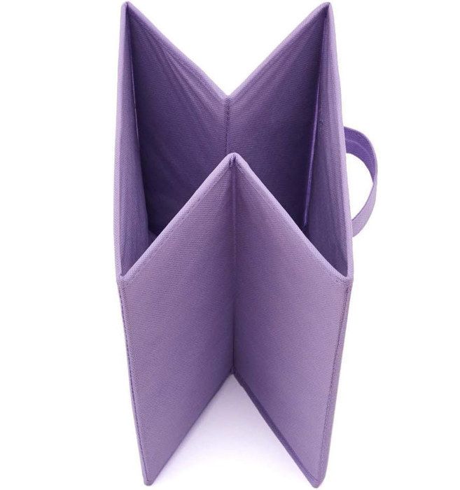 Lot De 6 Grands Cubes De Rangeent En Tissu Avec Deux Poignées | Bacs