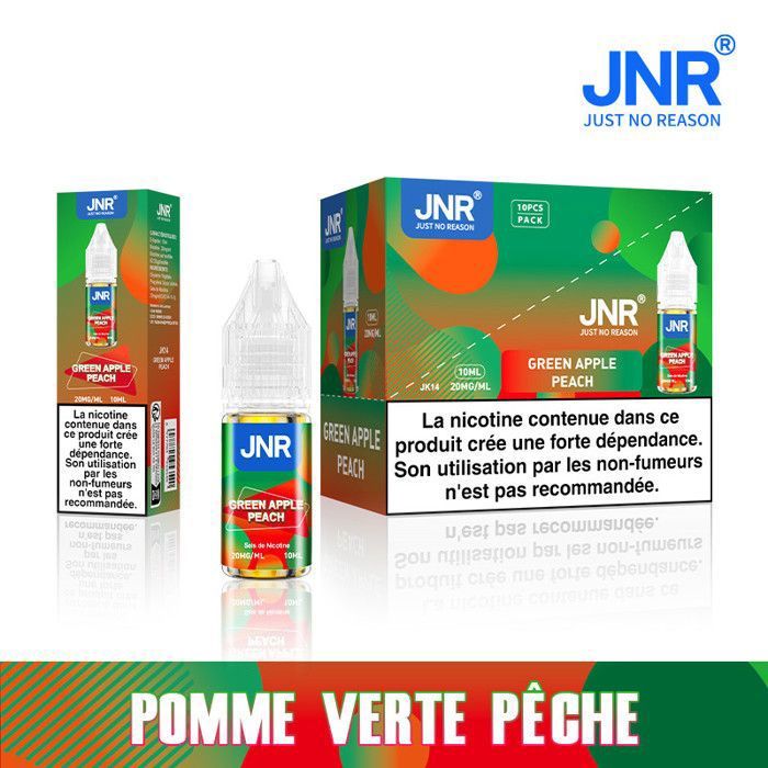 Eliquide Cigarette Electronique JNR Green Apple Peach / 2pcs - FALCON-X &  JOKER - Cdiscount Au quotidien