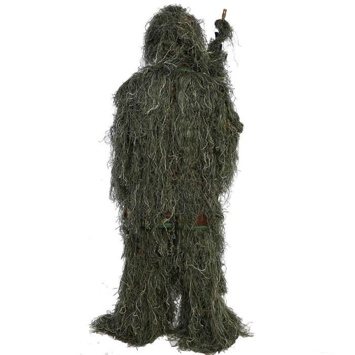 Cagoule Camouflage Kikimora Jaune Woodland - Taille L-XL (jusqu'à 100 Kg) - Windproof - Neuf