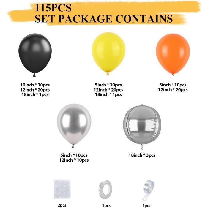 Kit Arche A Ballons Baby Garcon 24 Ballons Blanc - 10 Ballons Vert- 6
