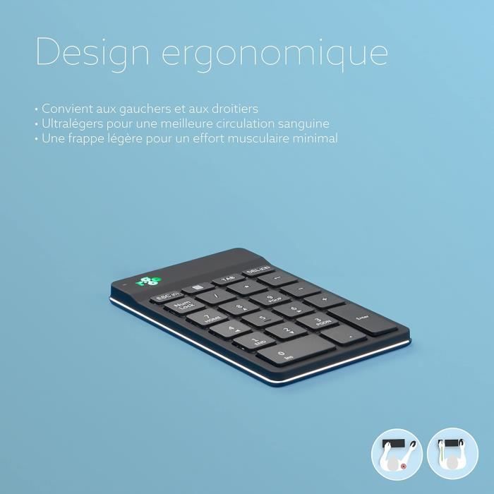 R-Go Break, Clavier Numérique, Bluetooth, Pavé Numérique Clavier ...