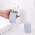Brosse à dents de voyage ne prend pas de place simple tasse de lavage dentifrice ensemble portable voyage en plein air boîte de rang-2