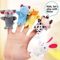 Marionnettes à doigts puppets animaux de la savane de Ludi jouets sur
