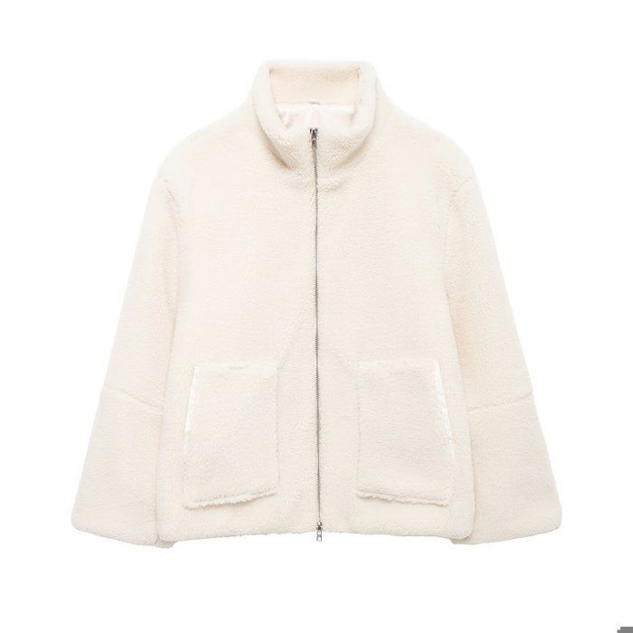 Manteau Polaire Femme Grande Taille Hiver - Veste Chaude Zippée Avec Capuche - Doublure Peluche