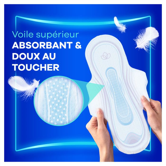 Serviettes Hygiéniques Contact Ultra Minces Pour La Nuit