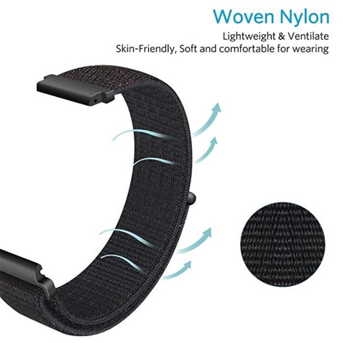 Type 15 pour Forerunner 255 Bracelets de poignet en Nylon tiss