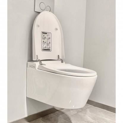 WC japonais suspendu blanc Crystal Plus - V2