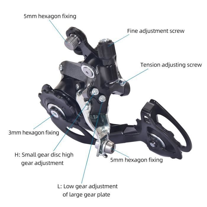 Détage À Vélo De Montagne À 9 Vitesses: Ultraliger En Aluminium Alliage De Vélo De Vélos De Roule Du 7,8 € | DHgate