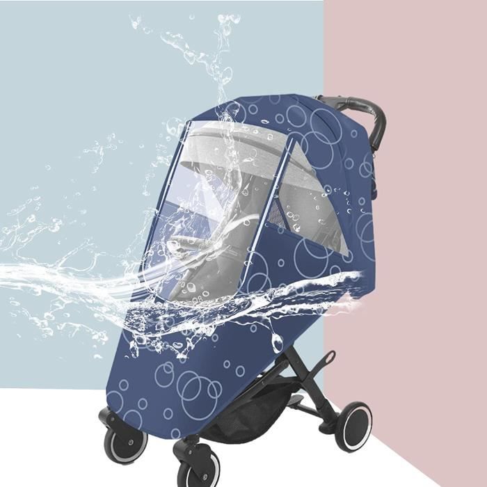 Jiayu Protection De Pluie Poussette Universel Portable Habillage Pluie pour  Poussette Bebe Confort Habillage Pluie Universelle[861]