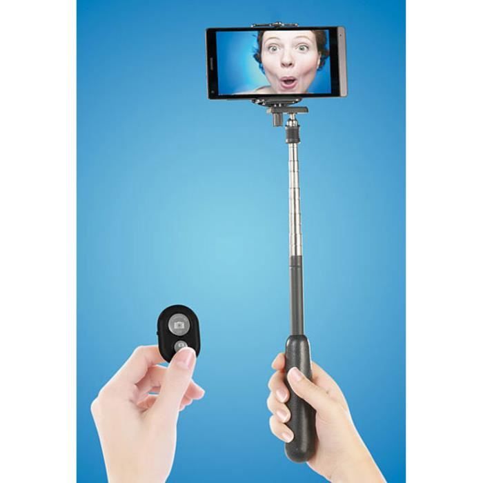 Télécommande Bluetooth Déclencheur Photo – 2 Pièces, Pour Smartphone IOS/Android, Portée 10 M