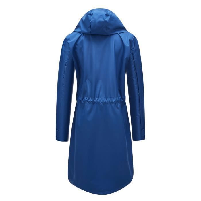 SU)Femmes Solid Rain Outdoor Plus Imperméable à Capuche Imperméable Coupe-vent Veste Manteau – Acheter Les Meilleurs Produits Dans La Boutique En Ligne