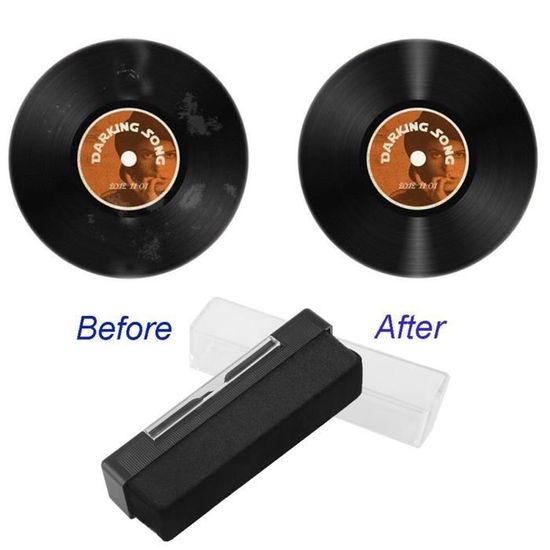 Disque Vinyle Brosse de nettoyage Accessoires Set enregistrement nettoyage poussière disque duster brush Entretien Outil anti-statique enregistrement kit de nettoyage 