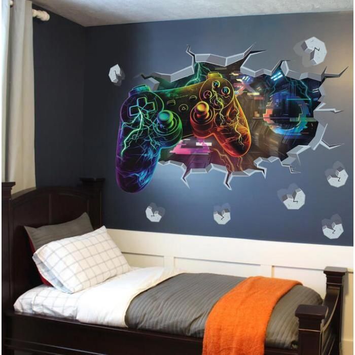 Autocollants Muraux Gamer,Sticker Mural de Chambre Garçon,Stickers Muraux Décoration de Salon,Autocollant Mural de Garçon Dortoir - Maison Autocollants Muraux Gamer,Sticker Mural de Chambre Garçon,Stickers Muraux Décoration de Salon,Autocollant Mural de Garçon Dortoir - Maison