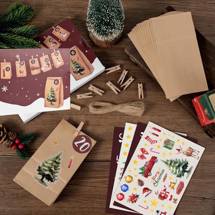 Achat Calendrier De L'Avent Extravagant à Remplir - Avec 24 Sachets