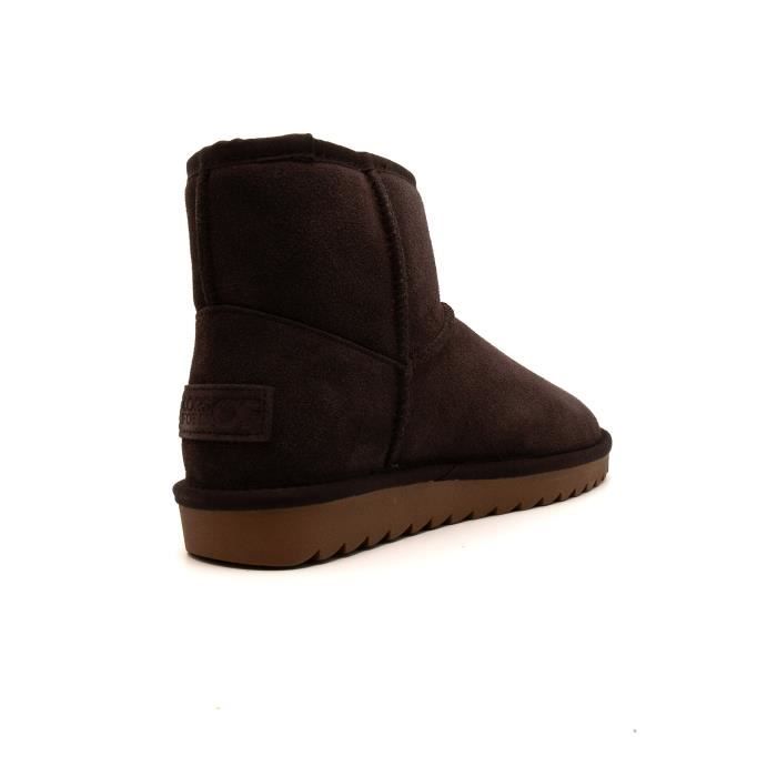 Bottes marron en daim top