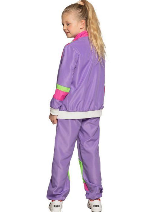 Deguisement jogging retro enfant Fille 7 9 ans Multicolore Indoor Manches longues Respirant Cdiscount Jeux Jouets